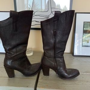 Gianni Barbato Stylish Brown Moto or Cowboy Boots